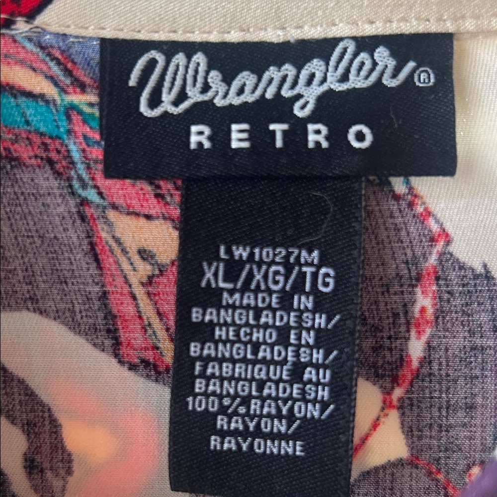 Wrangler Retro Colorful Patterned Shirt